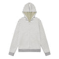 TCM reversible stripe hooded zip-up