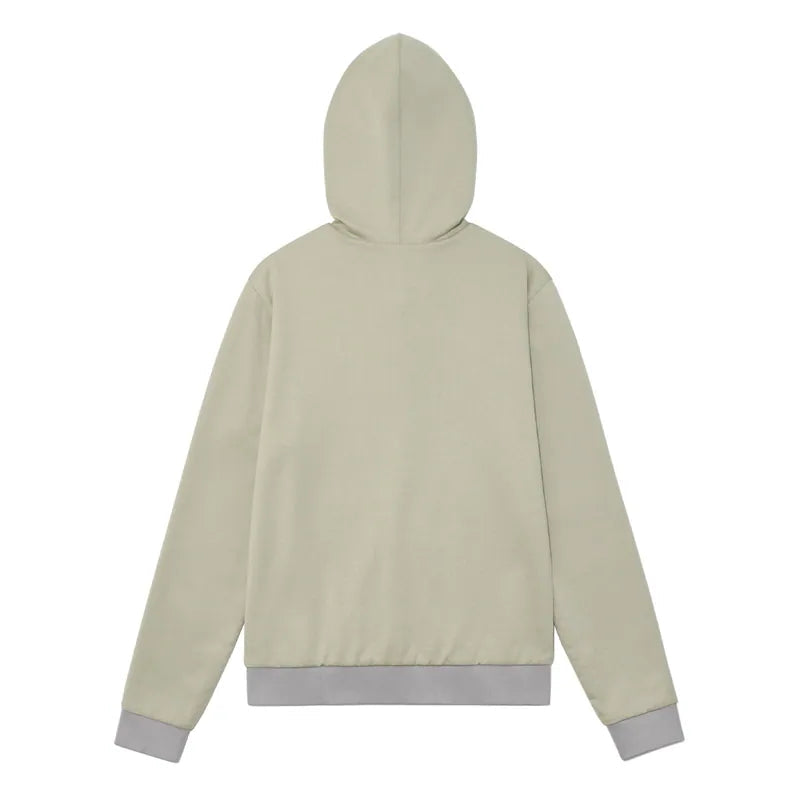 TCM reversible stripe hooded zip-up
