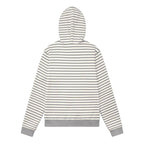 TCM reversible stripe hooded zip-up