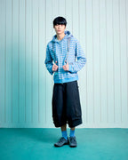 TCM stripe standard hooded zip-up