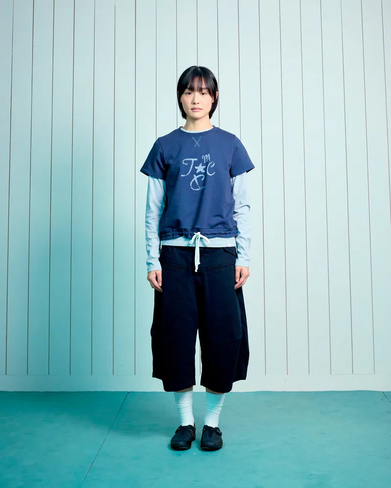 TCM crack string layered long sleeve