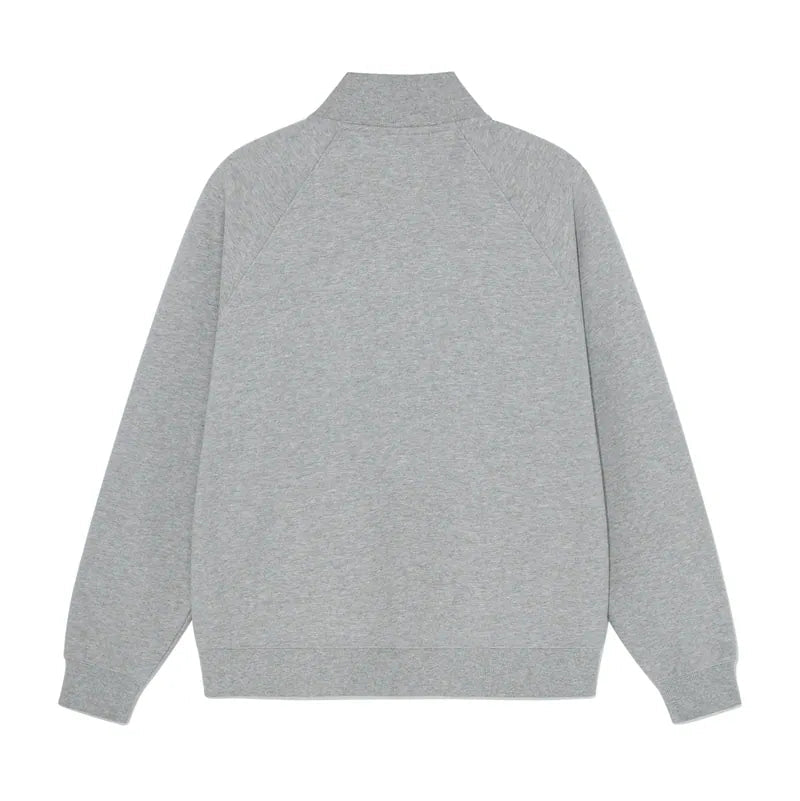 TCM flag sweat jersey zip-up