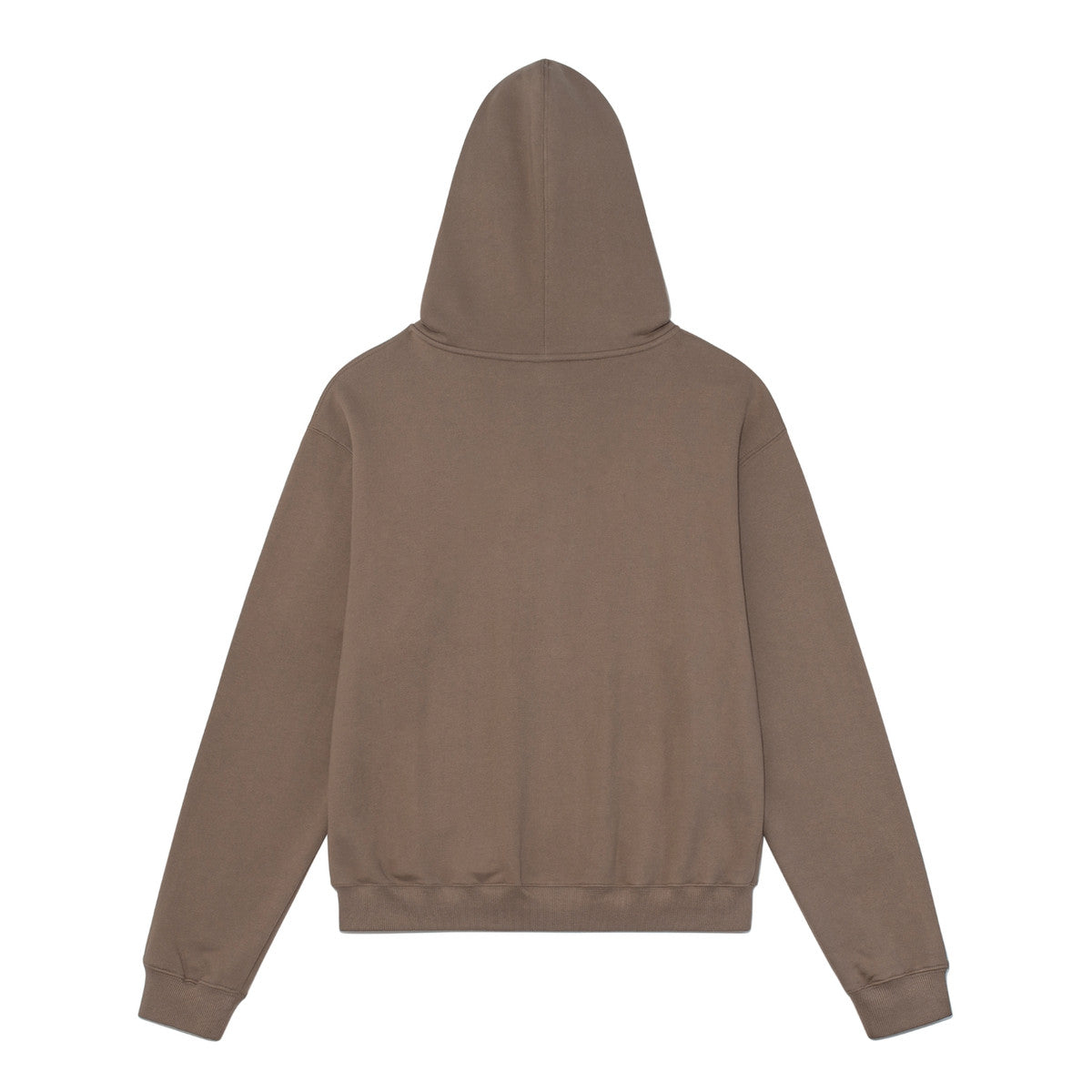TCM logo applique hooded zip up