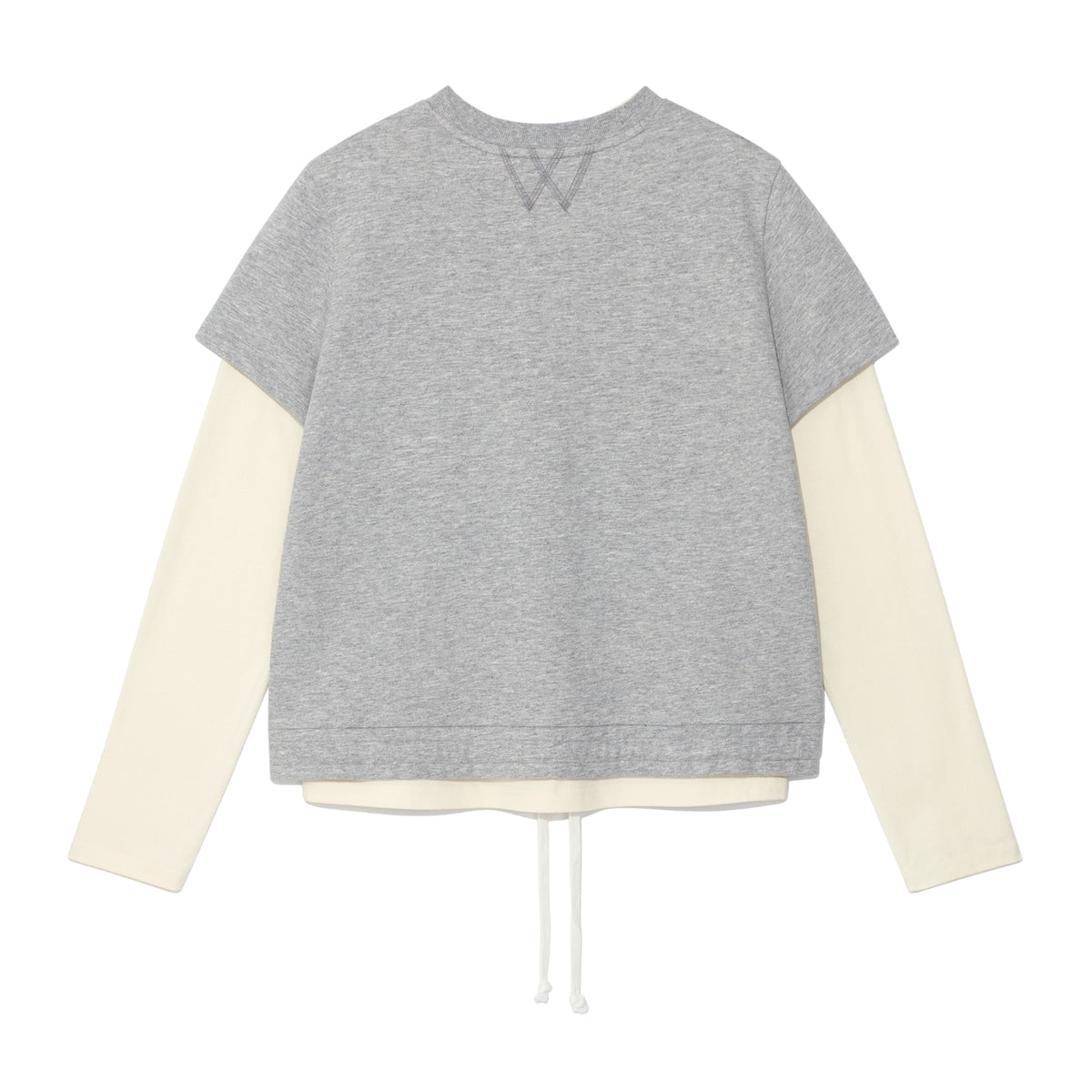 TCM crack string layered long sleeve