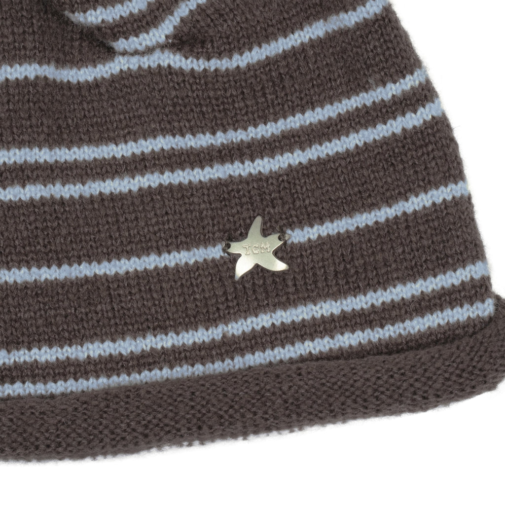 TCM stripe bottle beanie