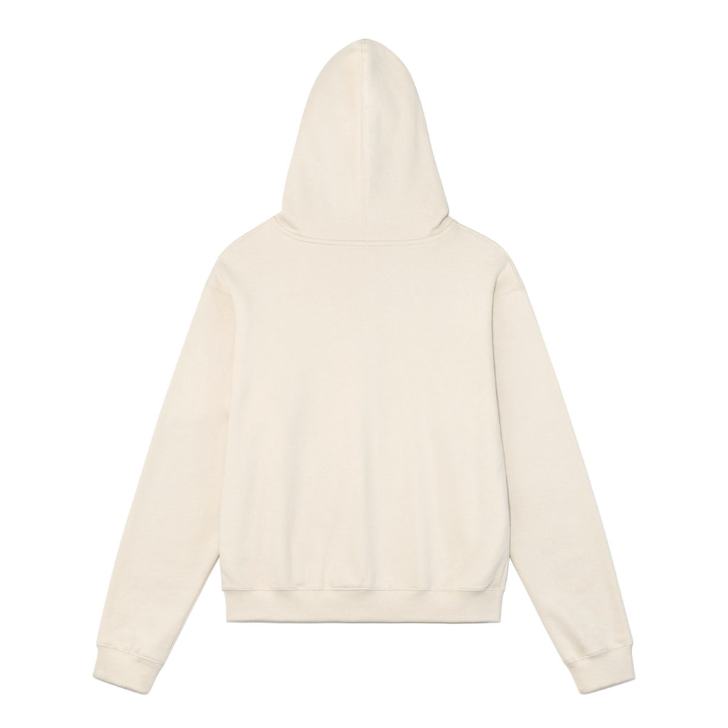 TCM logo applique hooded zip up