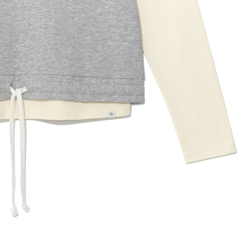 TCM crack string layered long sleeve