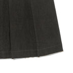 (w) TCM vintage denim pleated skirt