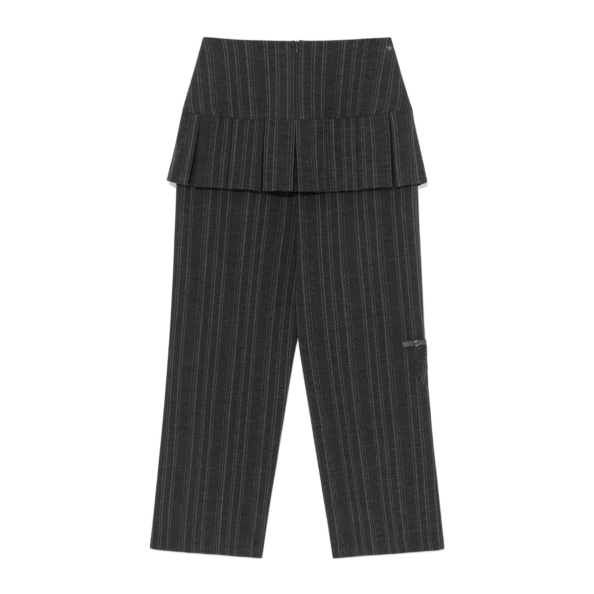 (w) TCM skirt layered button pants