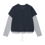 TCM crack string layered long sleeve