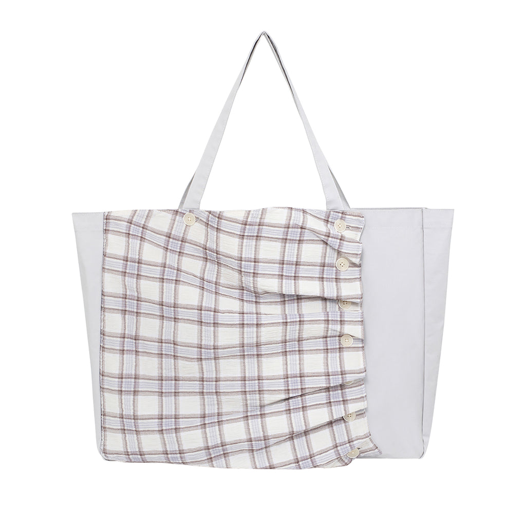 TCM 2-way check pintuck bag