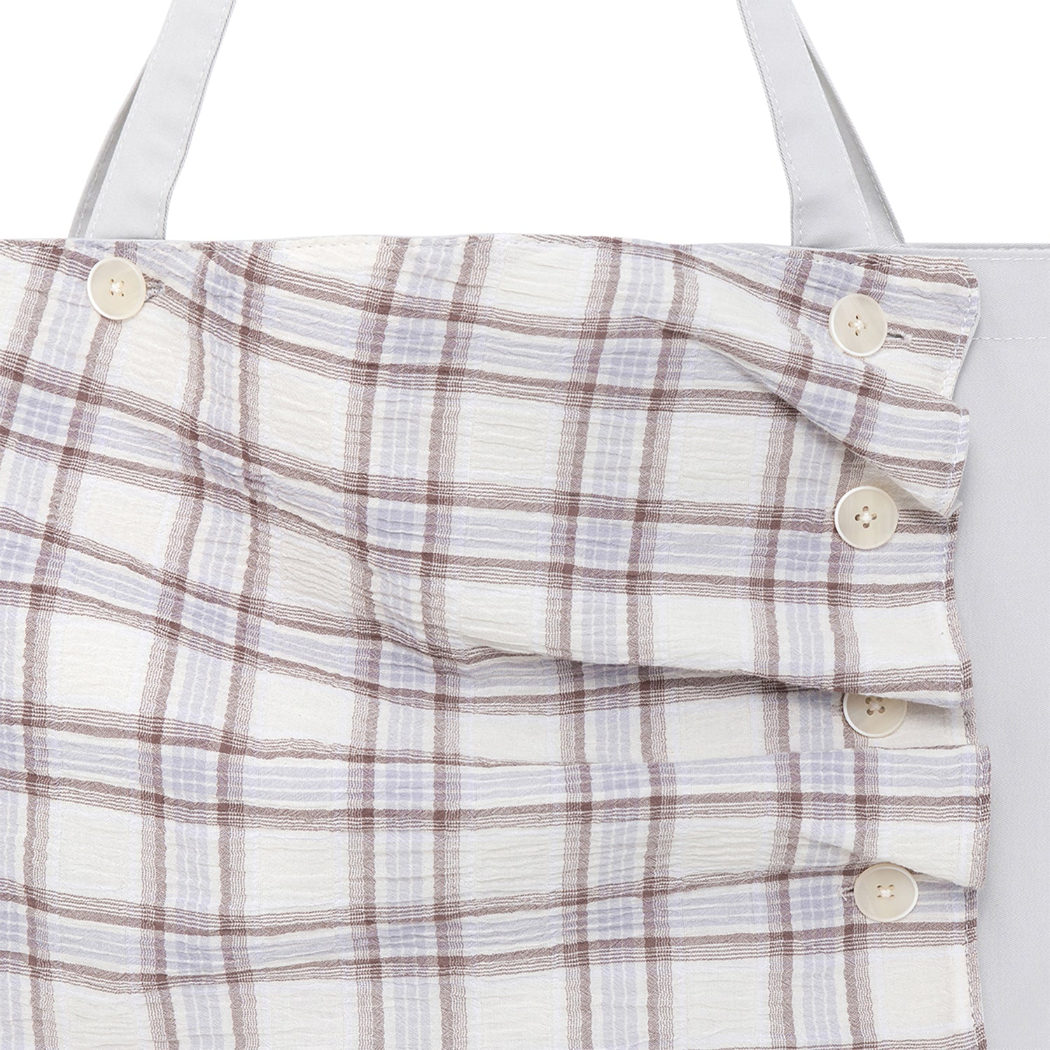TCM 2-way check pintuck bag