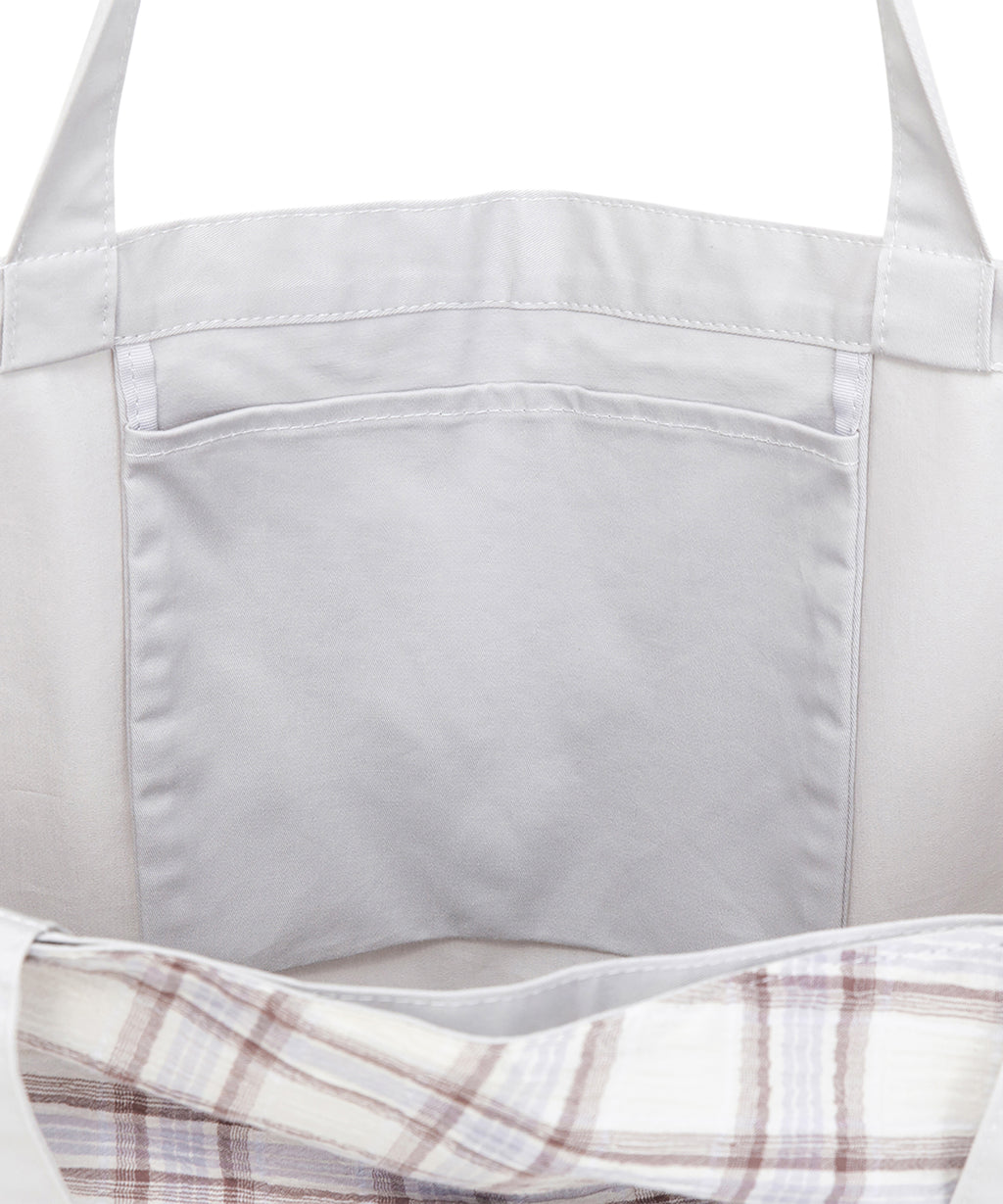 TCM 2-way check pintuck bag
