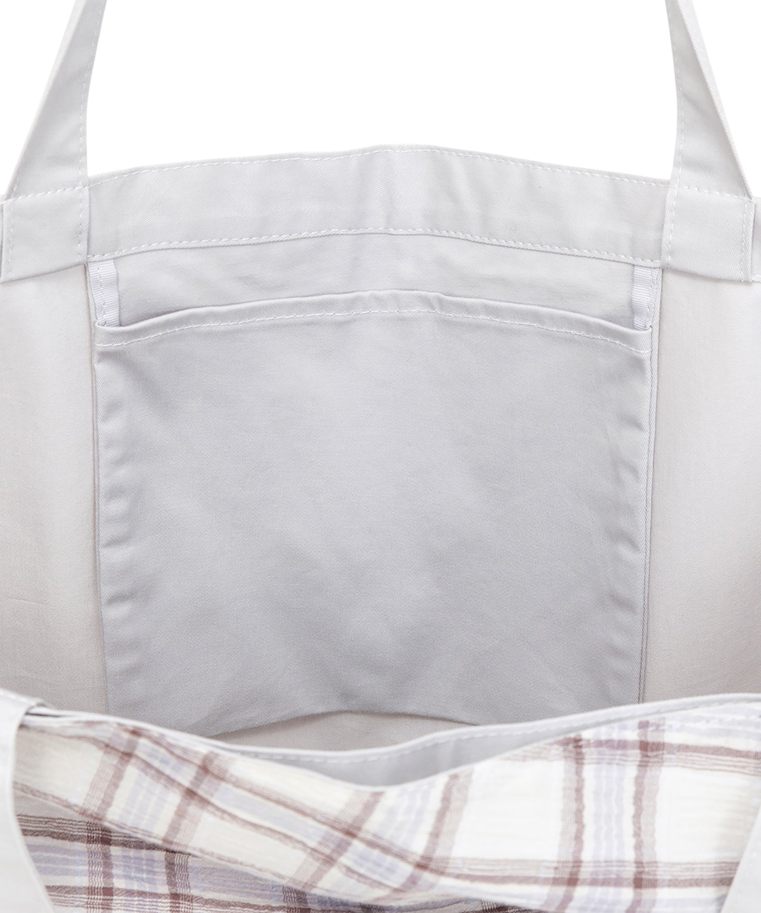 TCM 2-way check pintuck bag