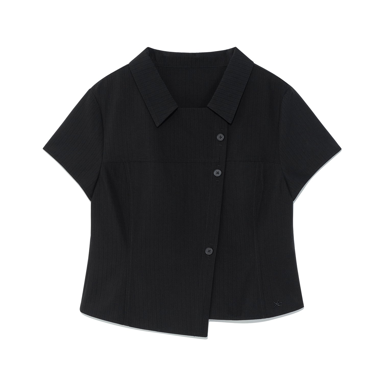 TCM 3-button stripe half shirt