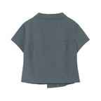 TCM 3-button stripe half shirt
