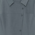 TCM 3-button stripe half shirt