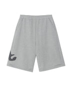TCM zigzag stitch half sweat pants