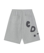TCM zigzag stitch half sweat pants