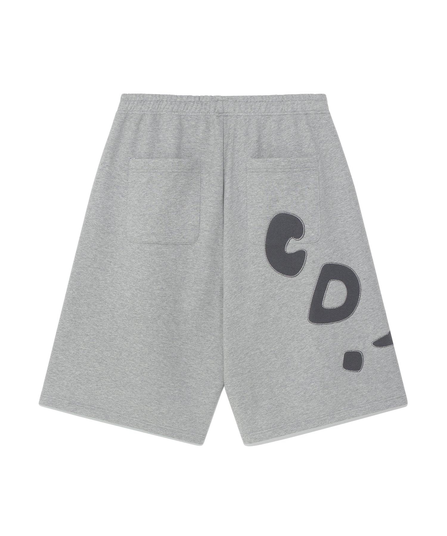 TCM zigzag stitch half sweat pants