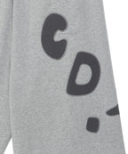 TCM zigzag stitch half sweat pants