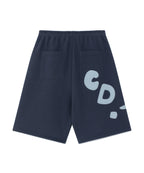 TCM zigzag stitch half sweat pants
