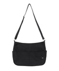 TCM stitch washed cross bag (black)