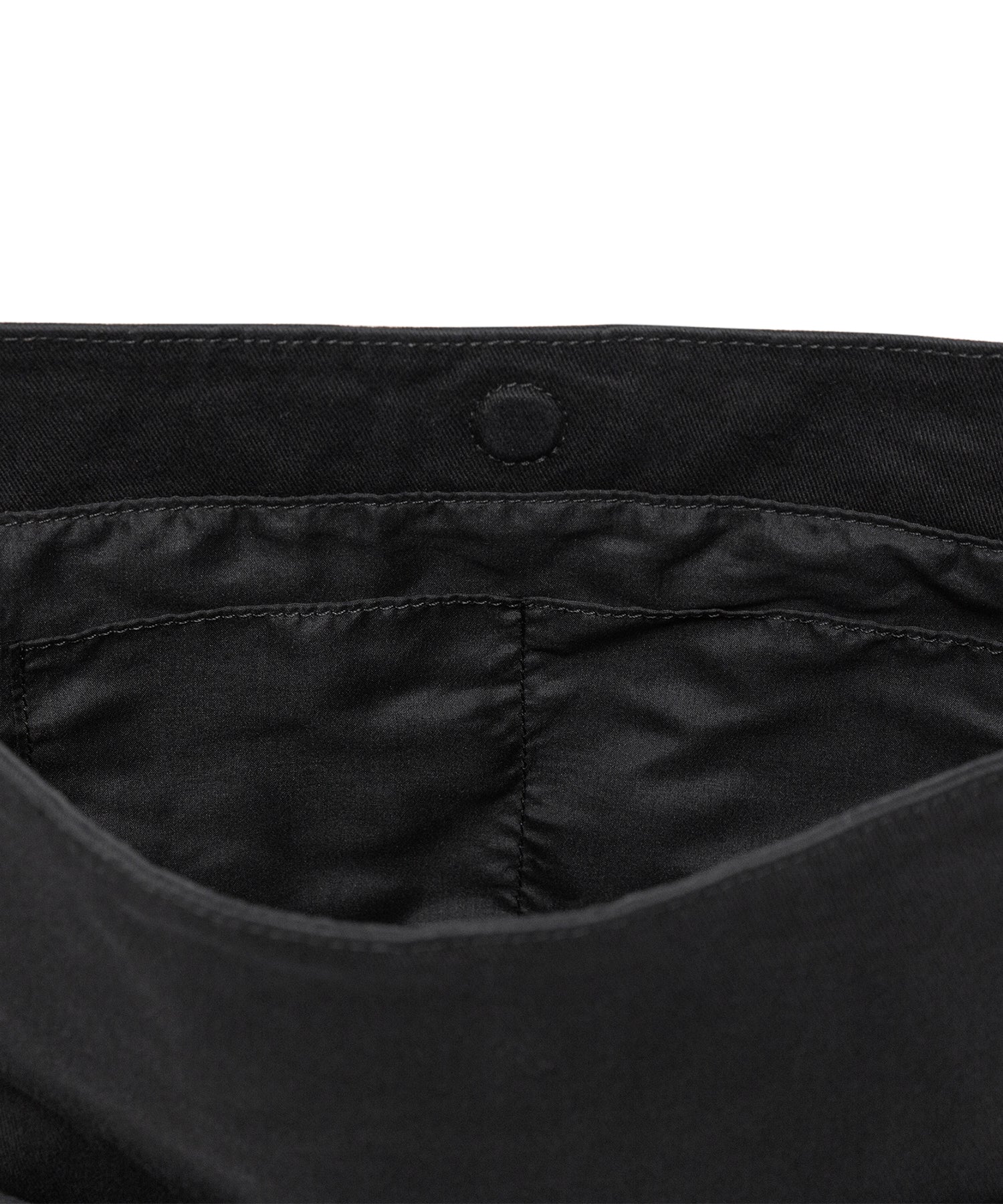 TCM stitch washed cross bag (black)