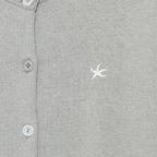 TCM button half knit cardigan