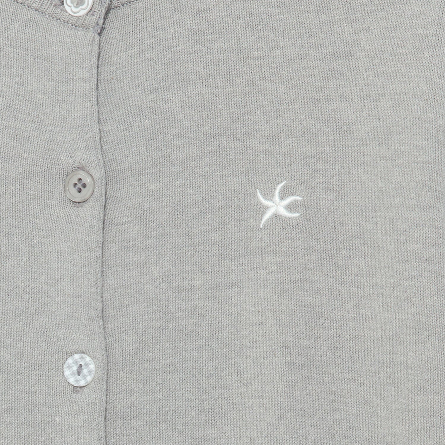 TCM button half knit cardigan
