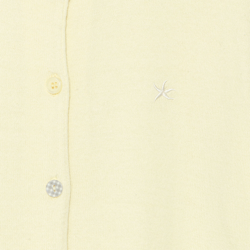 TCM button half knit cardigan