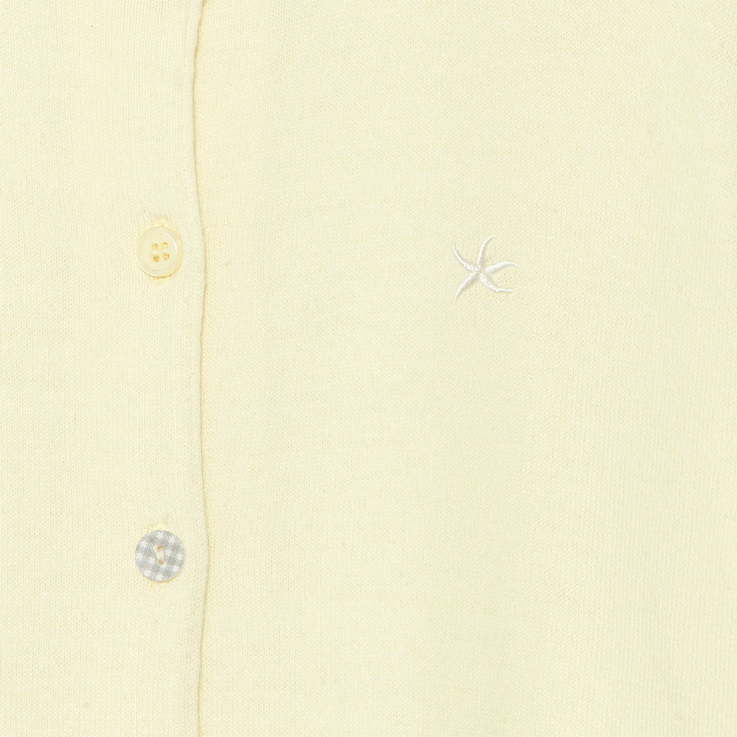 TCM button half knit cardigan