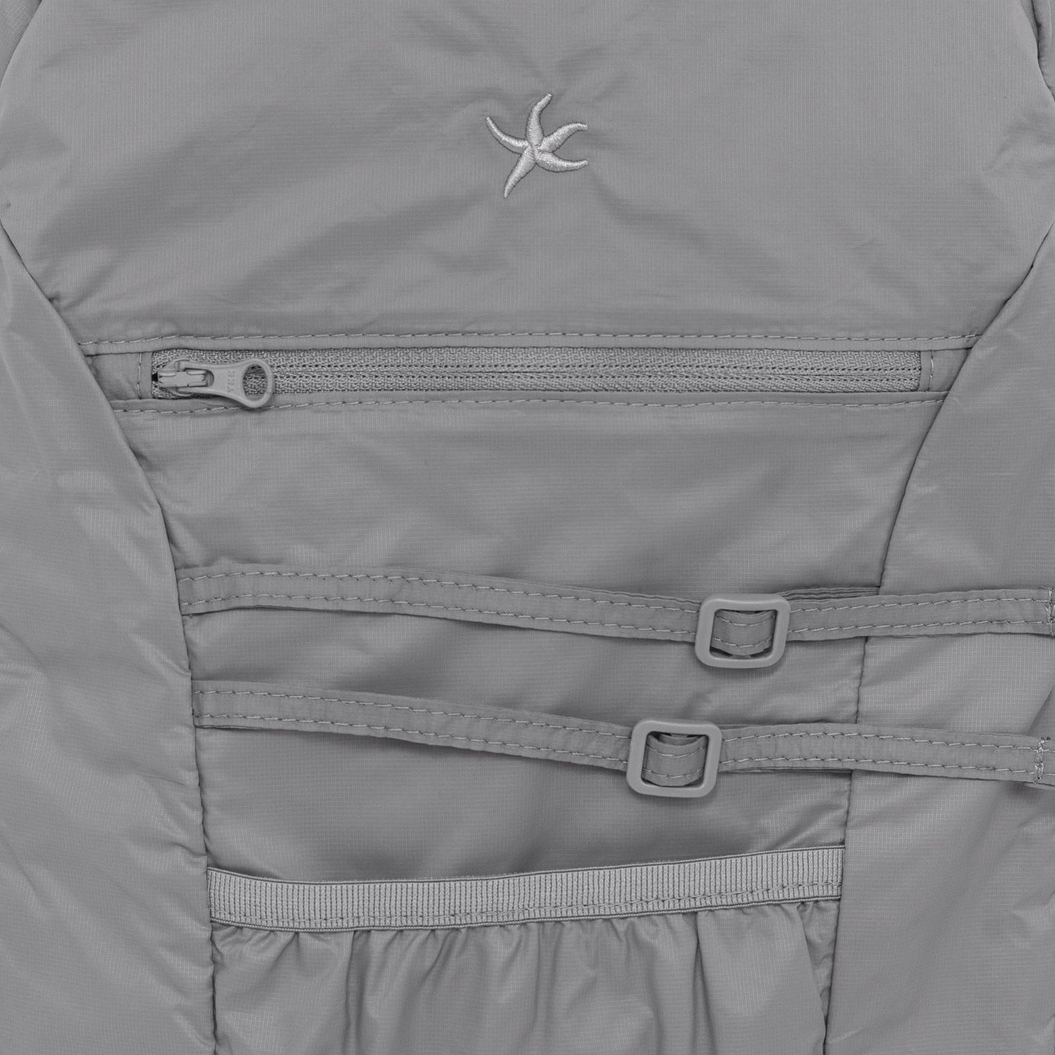 TCM belt strap nylon backpack (grey)