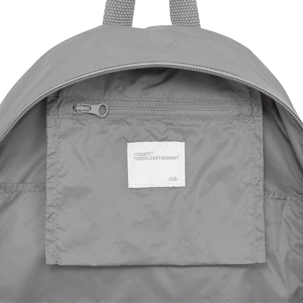 TCM belt strap nylon backpack (grey)