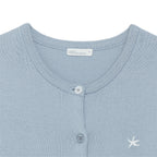 TCM button half knit cardigan