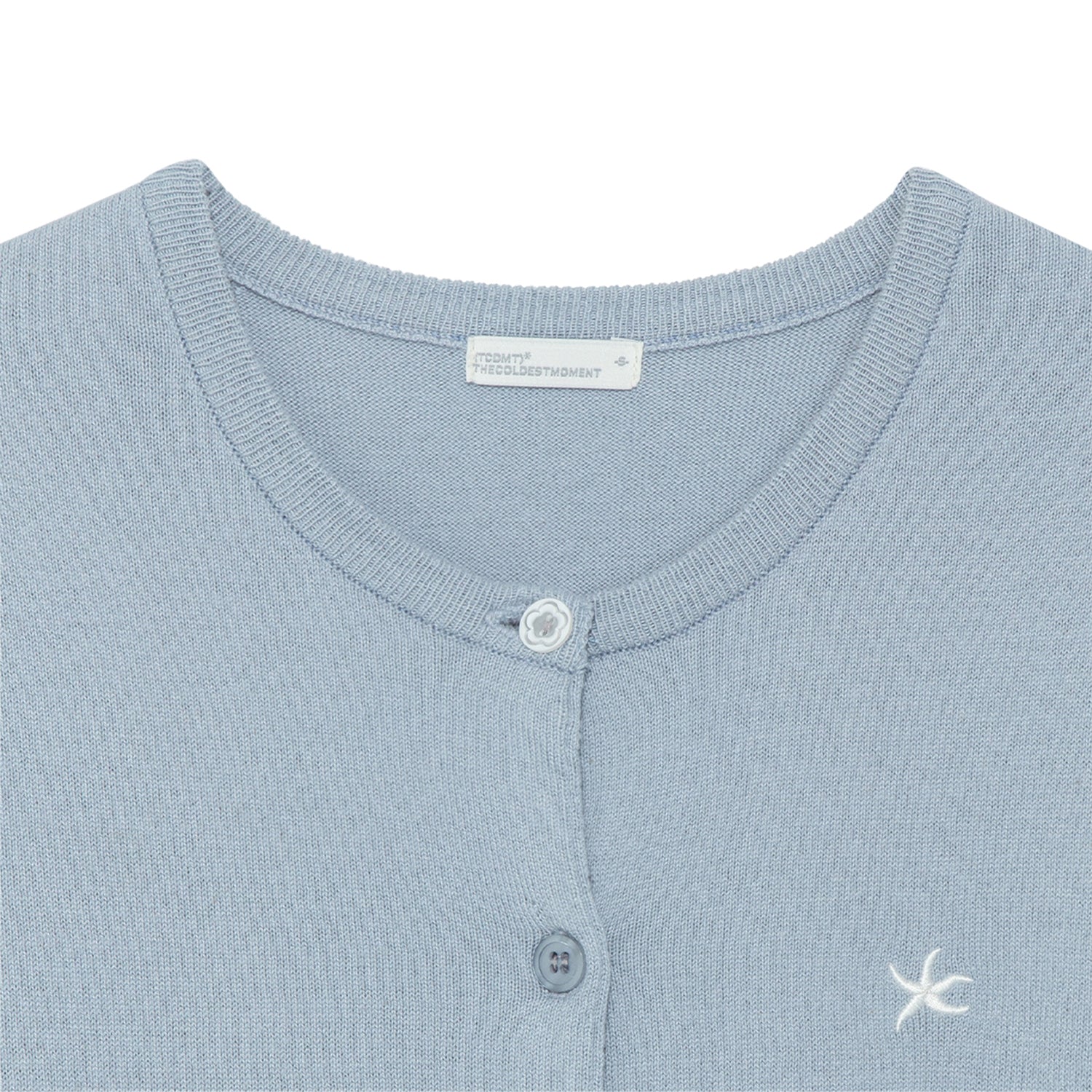 TCM button half knit cardigan