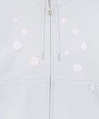TCM dot hooded zip-up