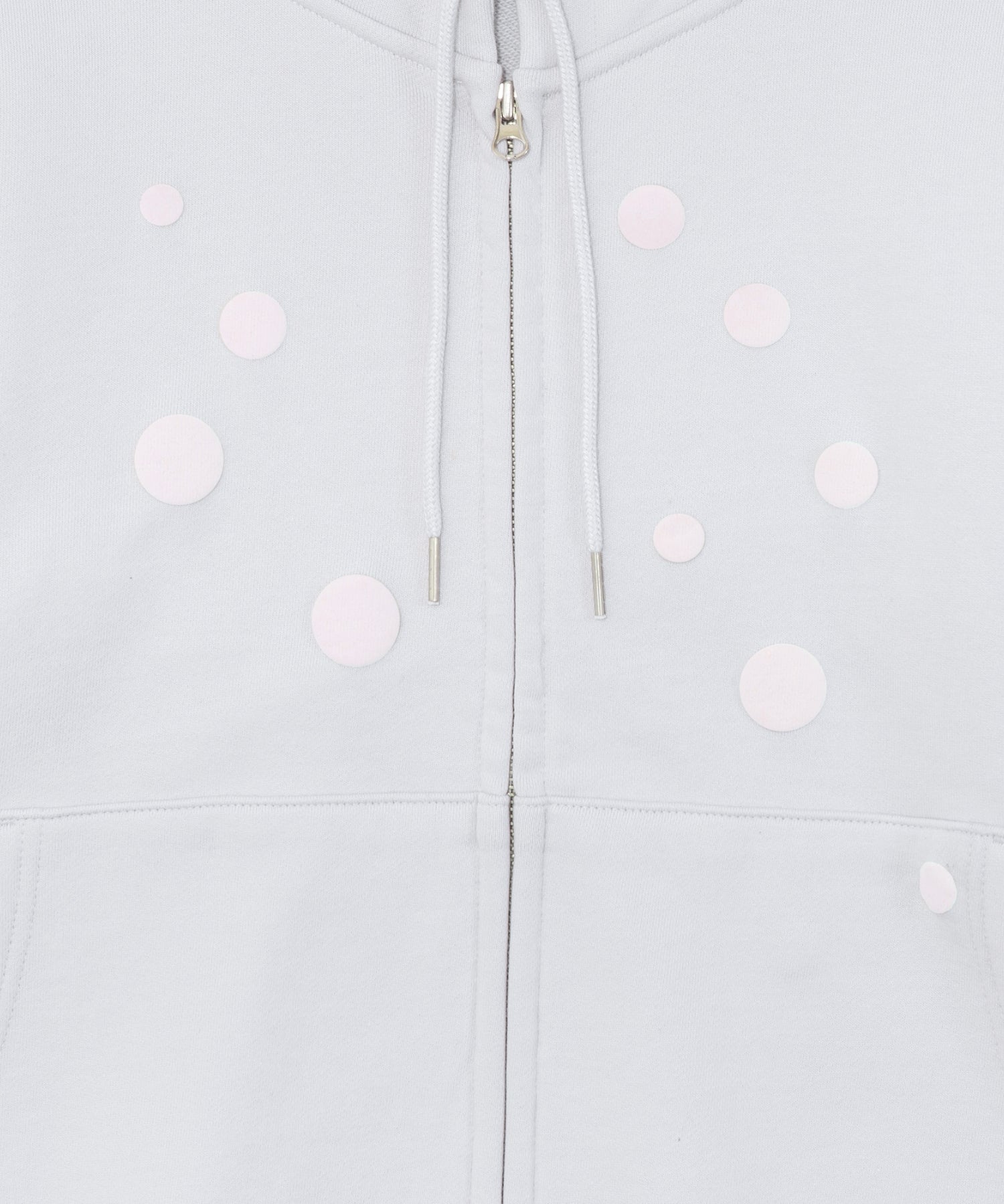 TCM dot hooded zip-up