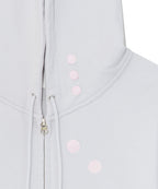 TCM dot hooded zip-up
