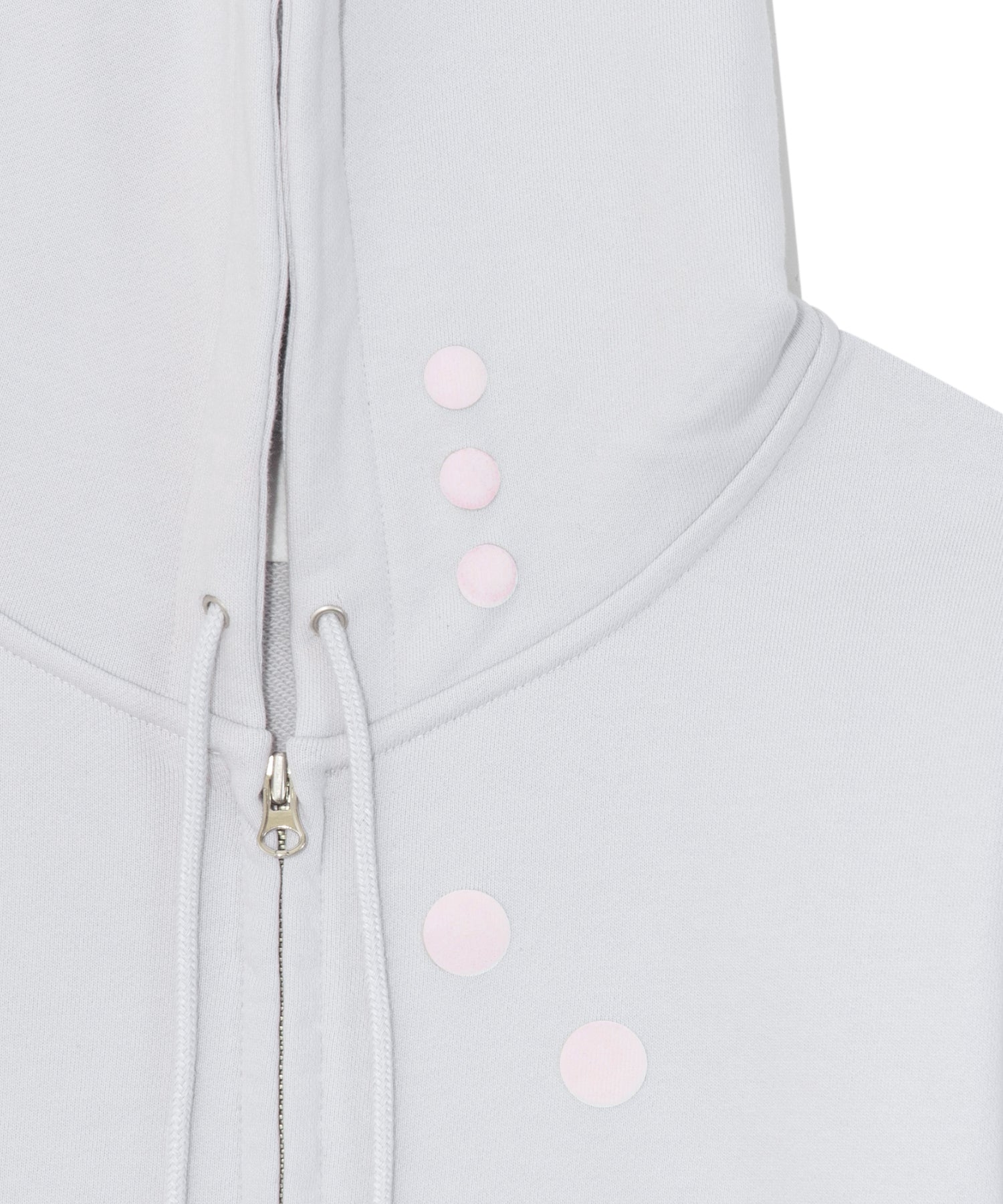 TCM dot hooded zip-up