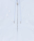 TCM dot hooded zip-up