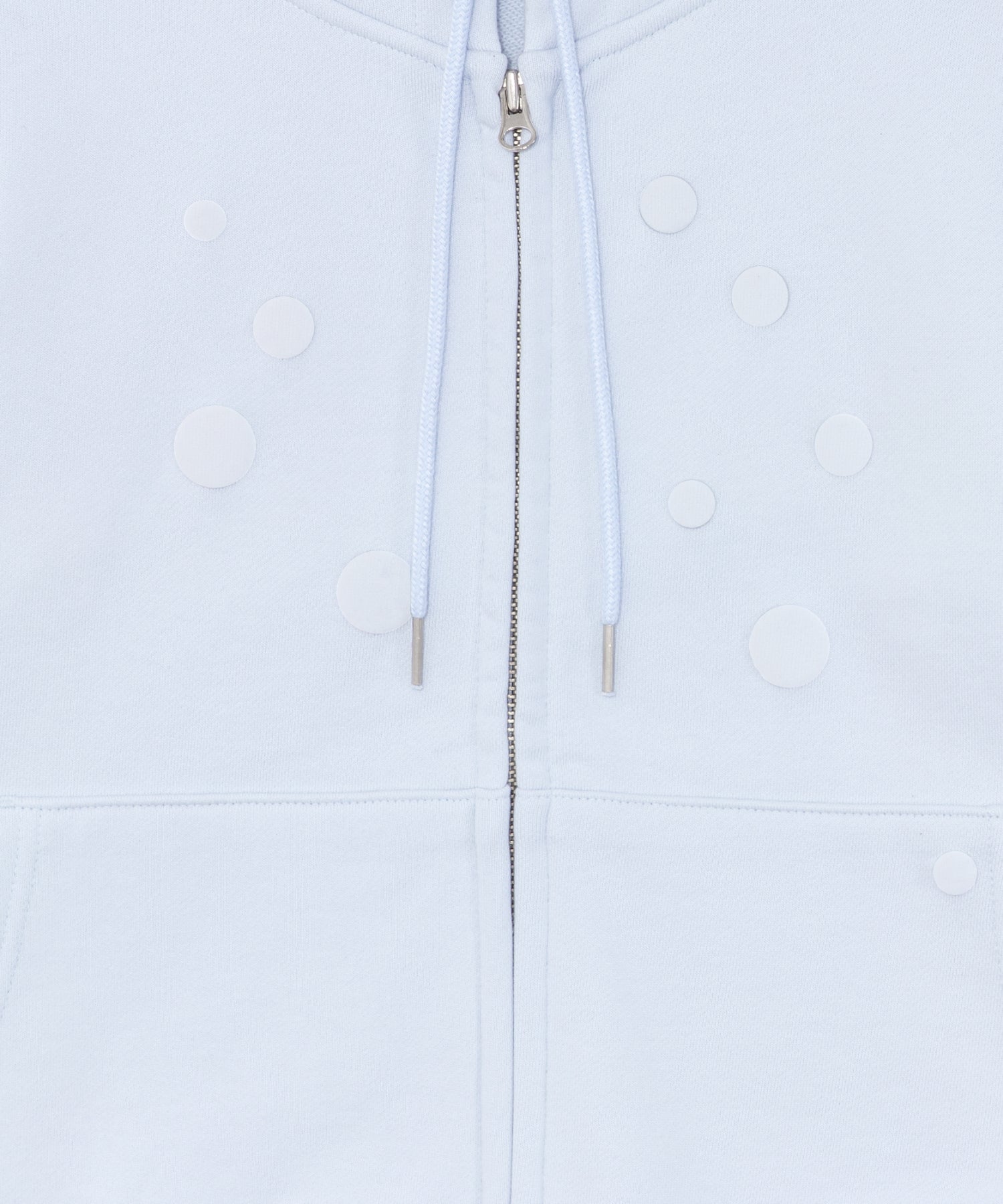 TCM dot hooded zip-up