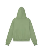 TCM logo applique hooded zip up