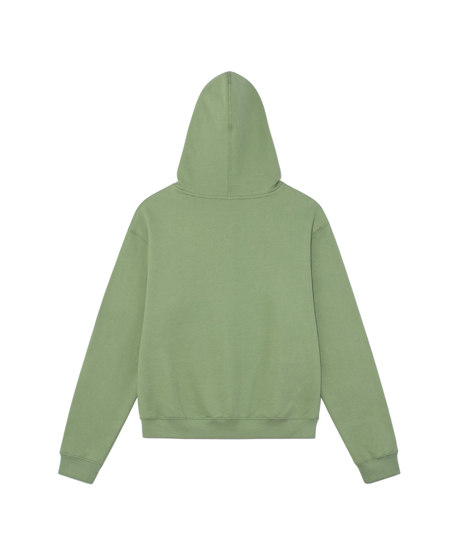 TCM logo applique hooded zip up