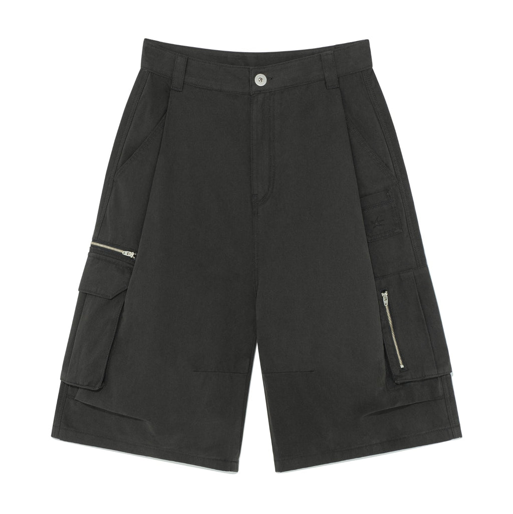 TCM metal zipper half pants