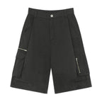 TCM metal zipper half pants