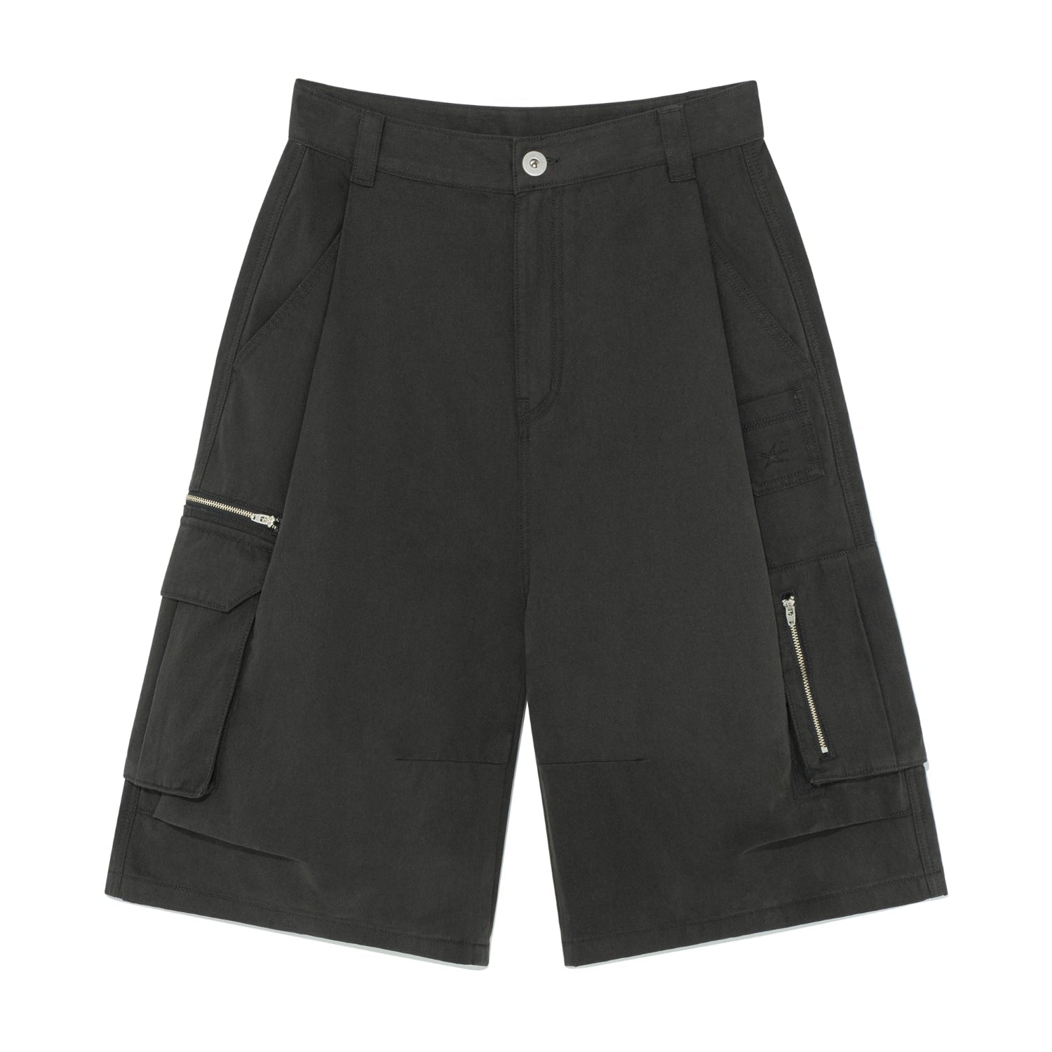 TCM metal zipper half pants