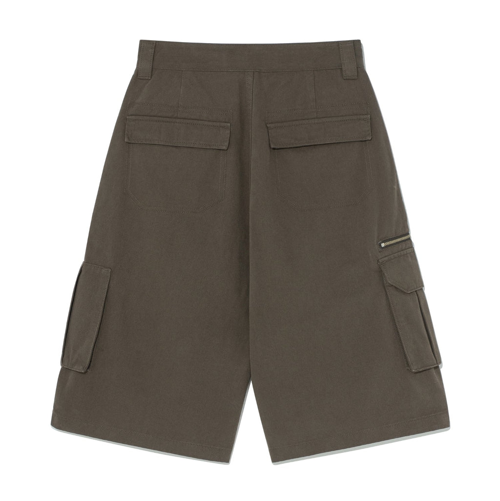 TCM metal zipper half pants