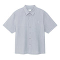 TCM mini logo textured half shirt