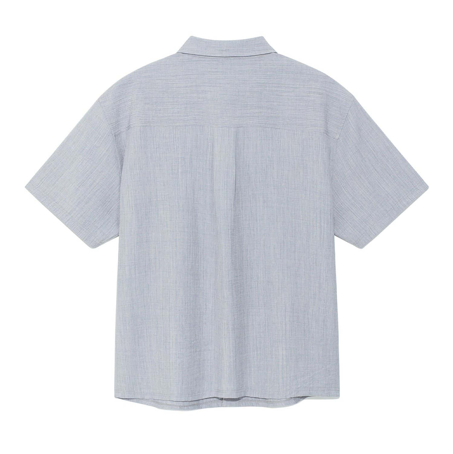 TCM mini logo textured half shirt